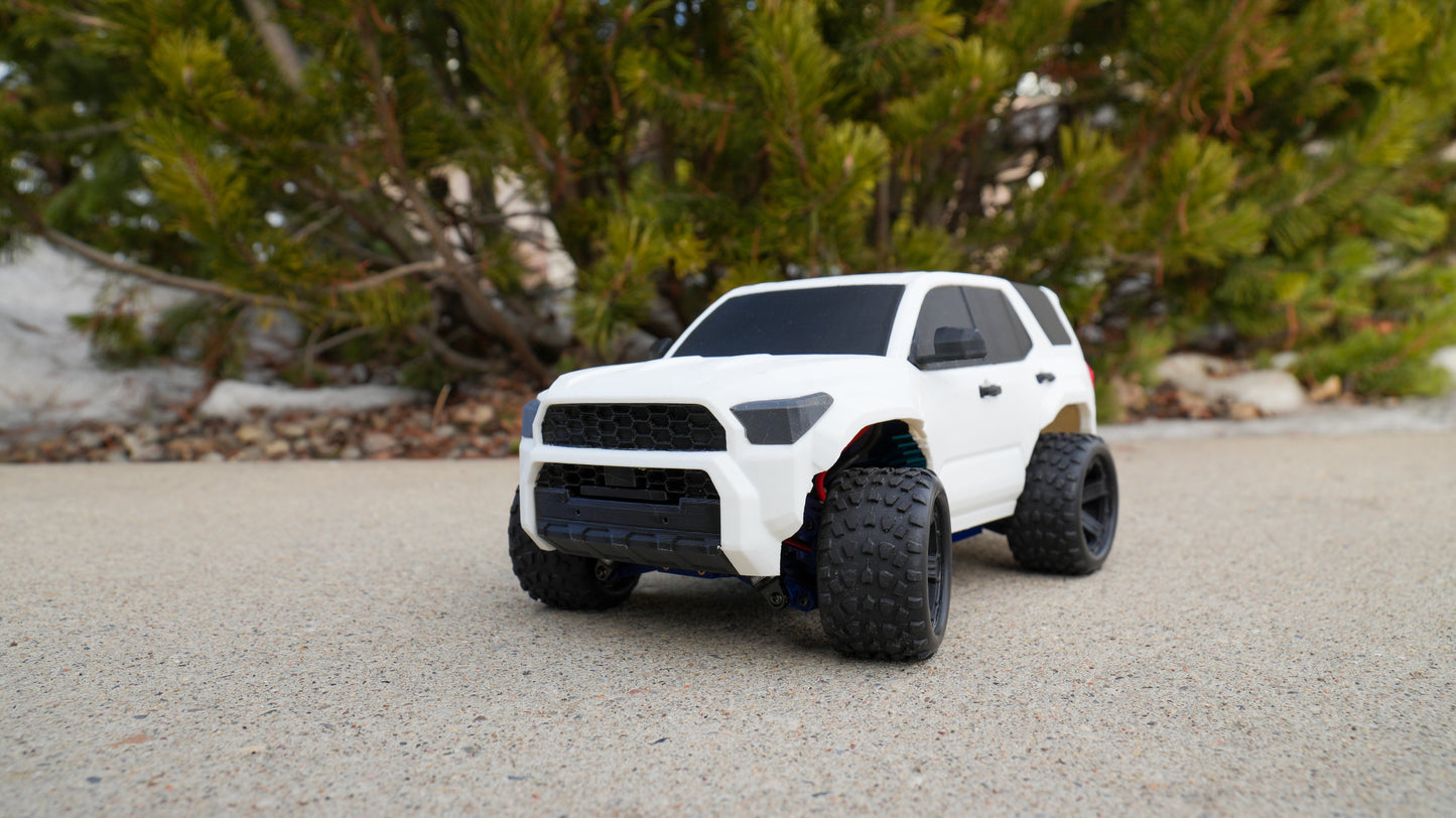3D Printed Toyota 4Runner-Style RC Car - Complete Body & Chassis (STL & 3MF Files)