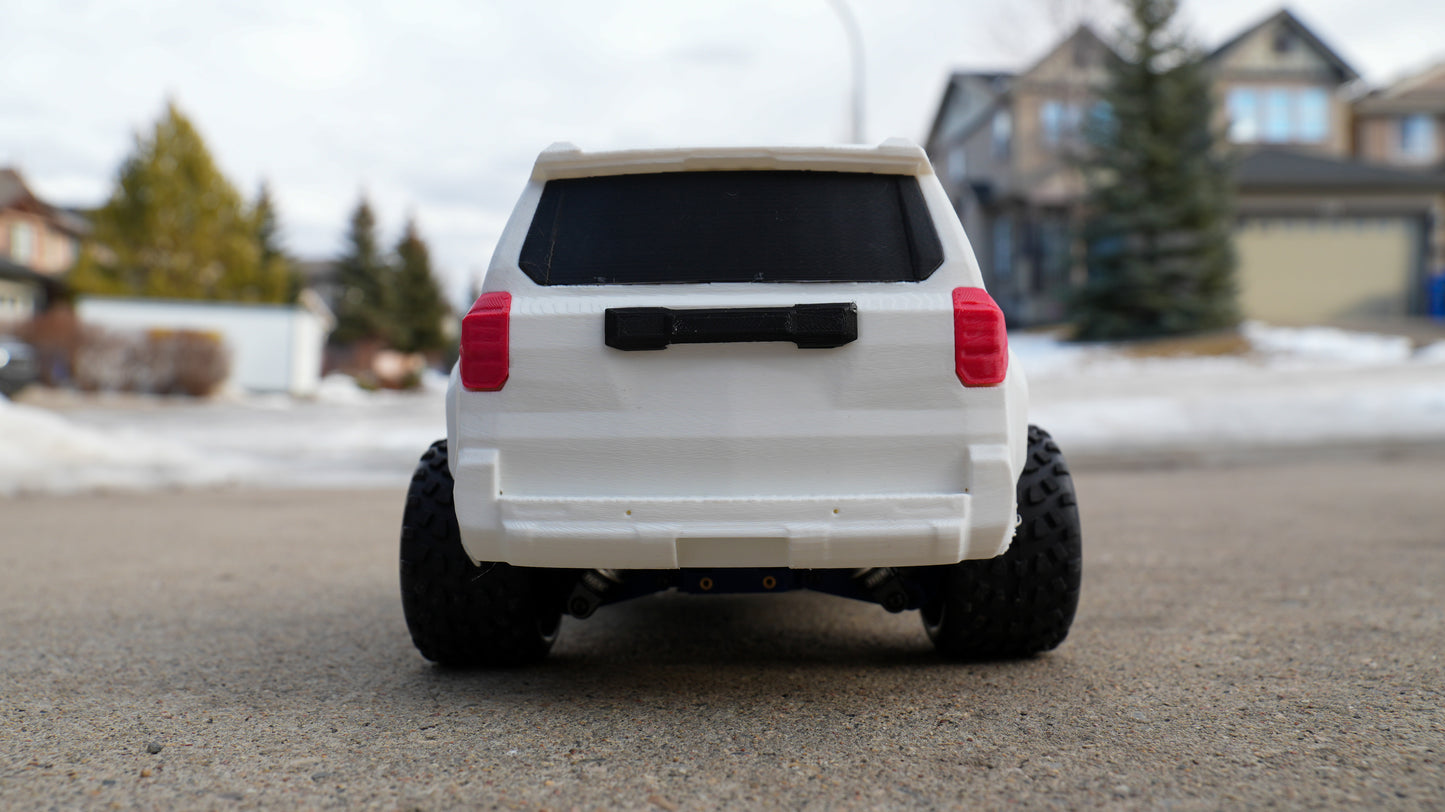 3D Printed Toyota 4Runner-Style RC Car - Complete Body & Chassis (STL & 3MF Files)