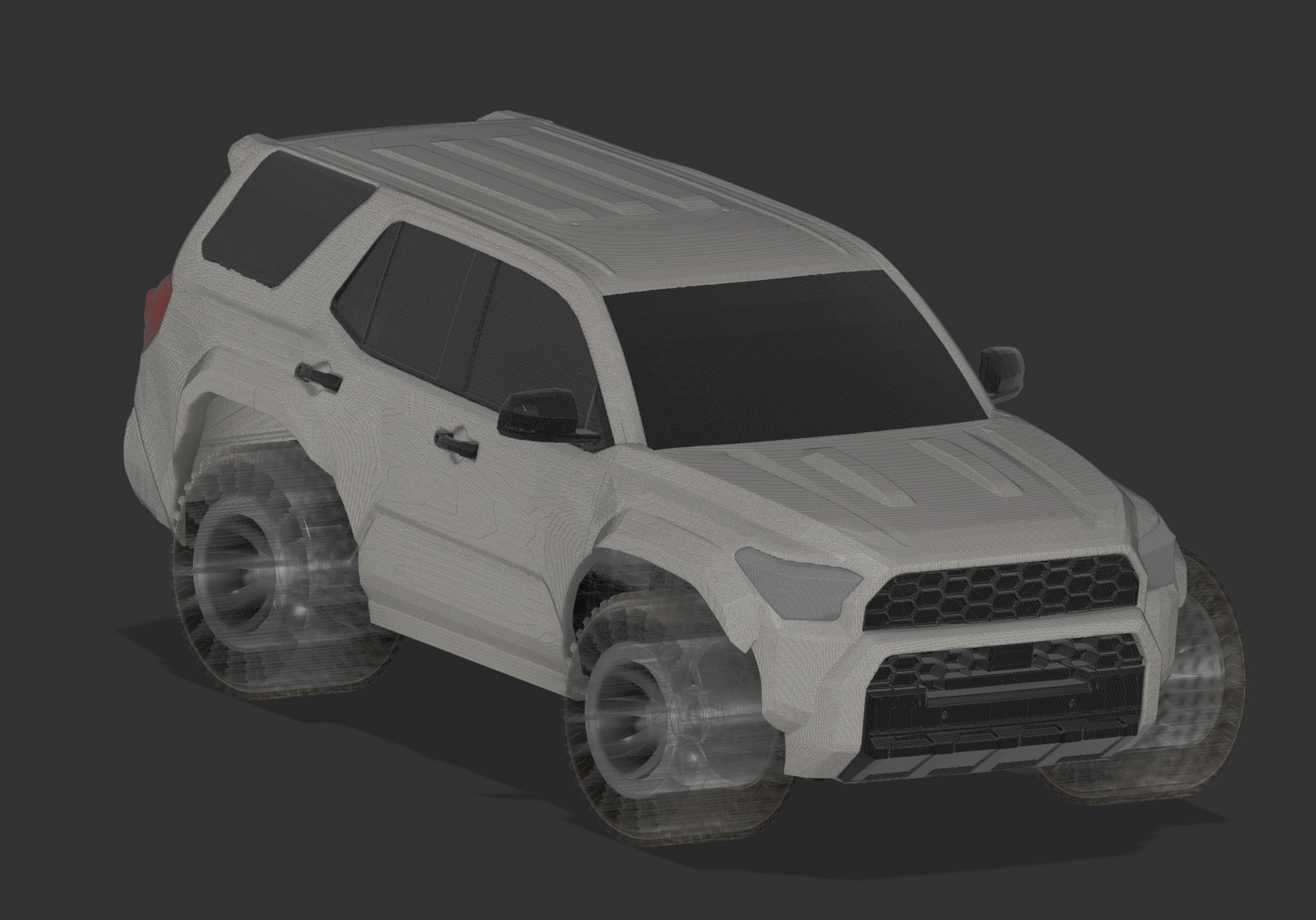 3D Printed Toyota 4Runner-Style Body Shell for MadBaxRC