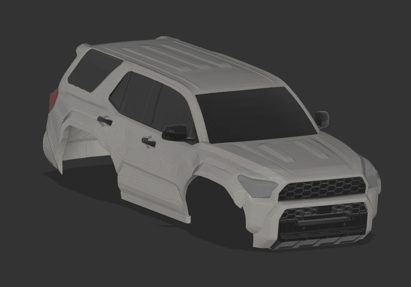 3D Printed Toyota 4Runner-Style Body Shell for MadBaxRC